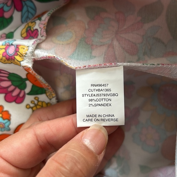 Love on a Hanger Floral Print Split Hem Mini A Line Skirt - Picture 6 of 9